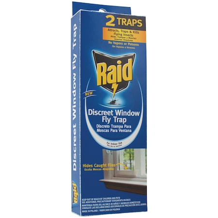 Pic Discreet Window Fly Trap FLYHIDE-RAID